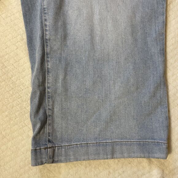 Lands’ End High-rise Crop Jean Denim Capri Size 24W - Picture 3 of 6
